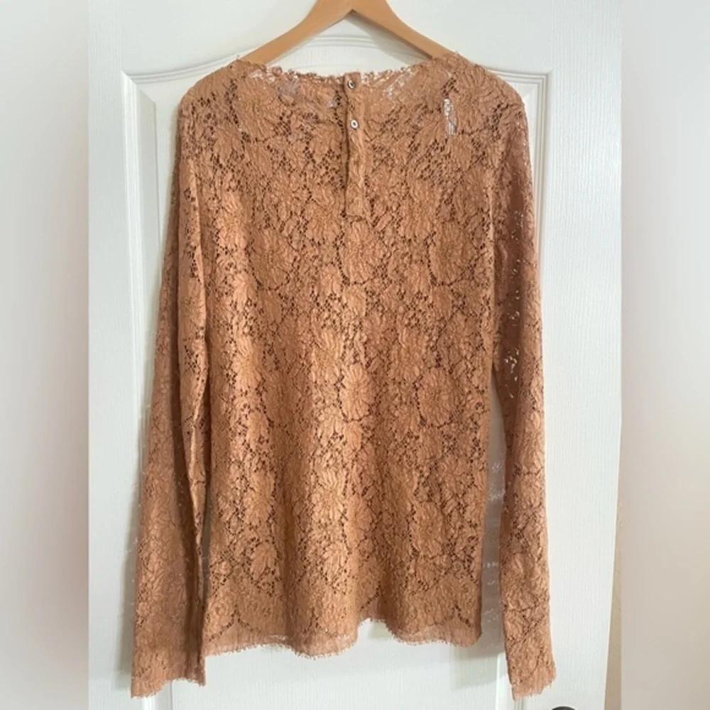 GUCCI Mens Brown Runway Cotton Lace Shirt